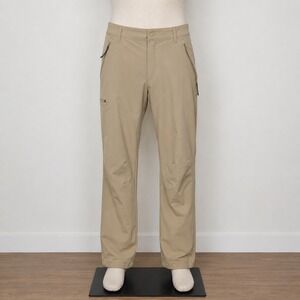 Columbia Mens Tan Hiking Pants XO8157 Stretch Outdoor Trousers Size 34/44